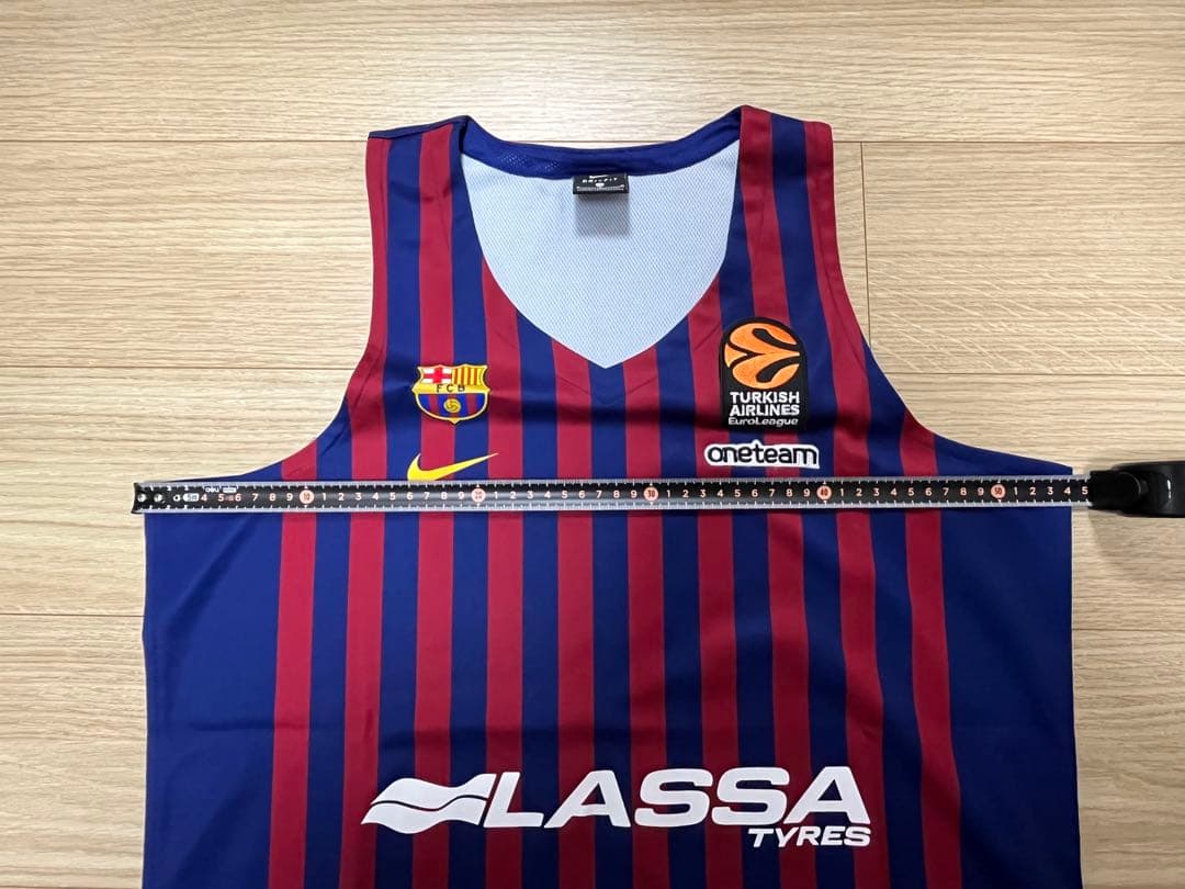 【NIKE】FCバルセロナ18-19 バスケットボールジャージ　サイズM