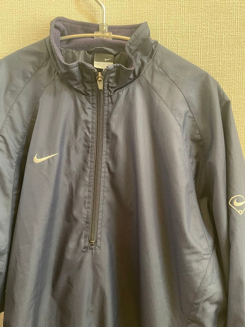 Nike BASEBALL ハーフジップジャケット　中綿入り　XLサイズ