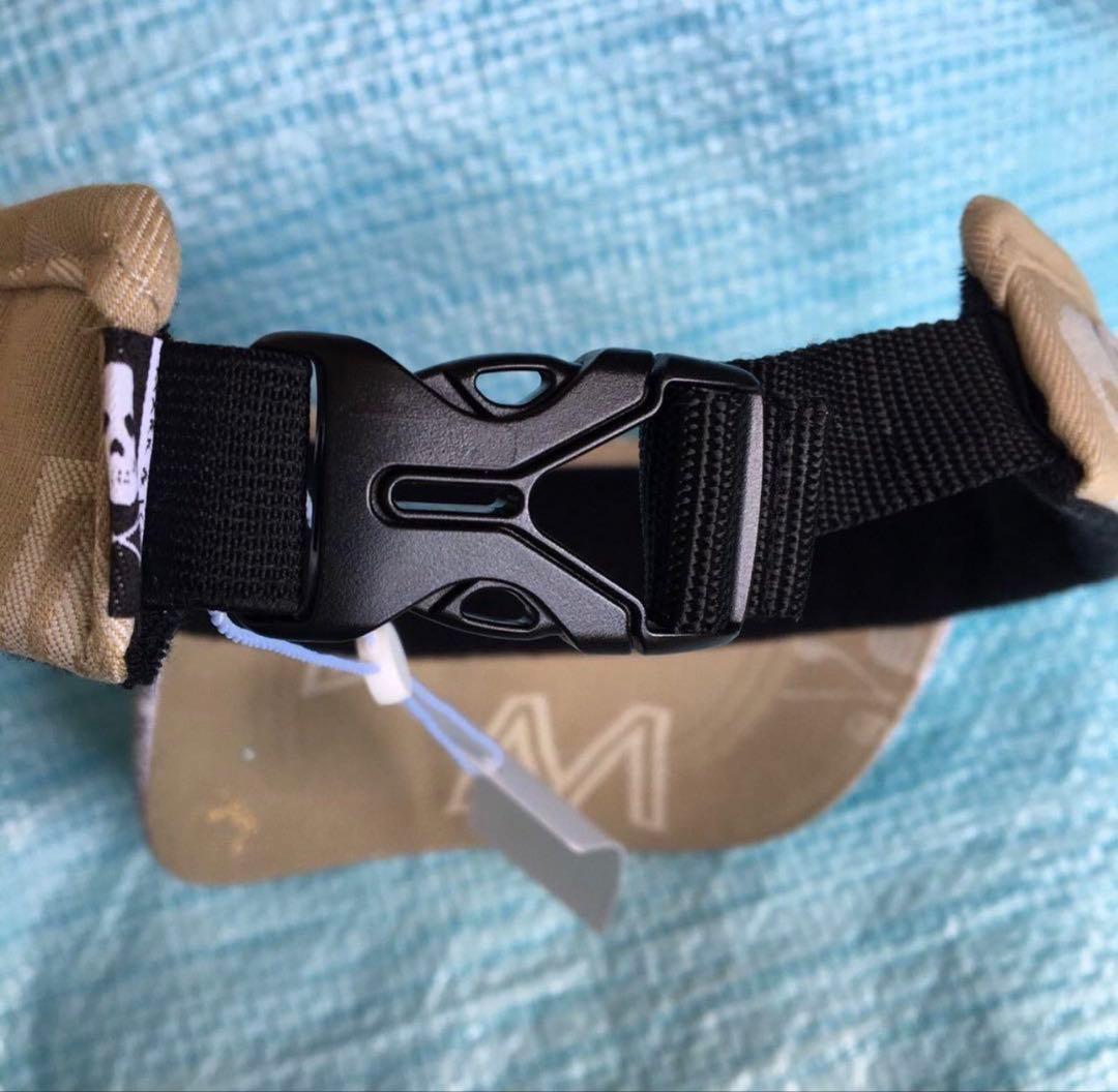 新品 MARK&LONA サンバイザー ゴルフ ベージュ