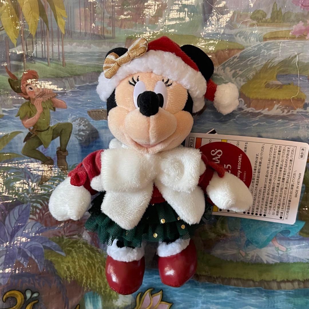 ディズニー クリスマス ミニー ぬいぐるみバッジ 2025