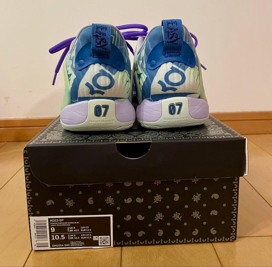 NIKE、KD 15 EP、27センチ