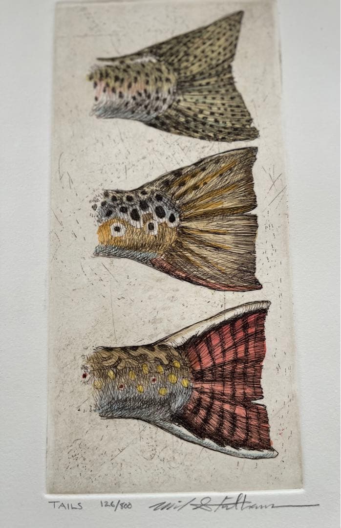 Mike Stidham 版画 HEADS & TAILS ２枚セット