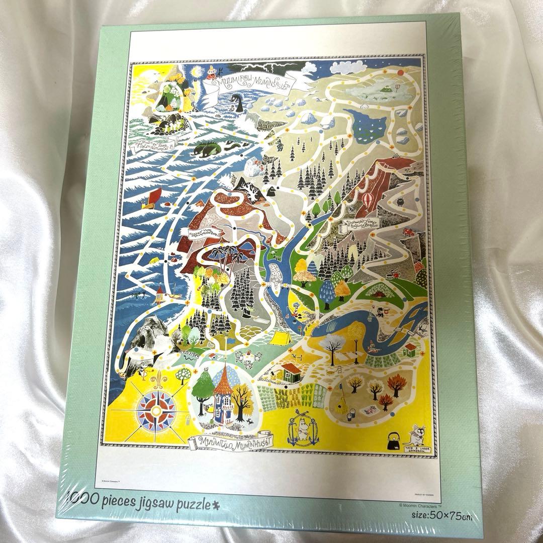 ムーミン1000ピースジグソーパズルマップオブ ムーミンバレー(50x75cm)
