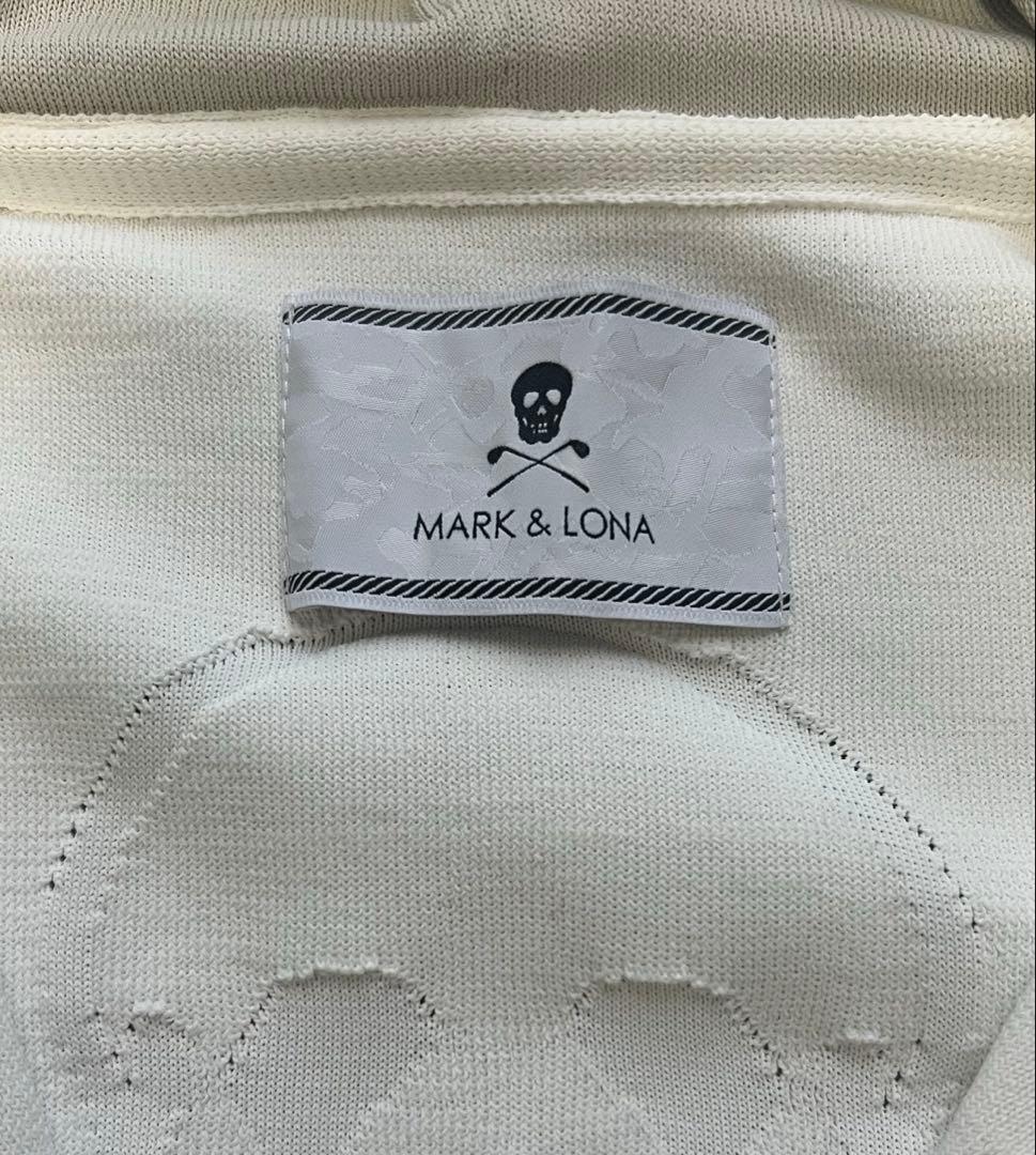 【MARK&LONA】 ロゴラインパーカー ジャケット ホワイト 2018ss