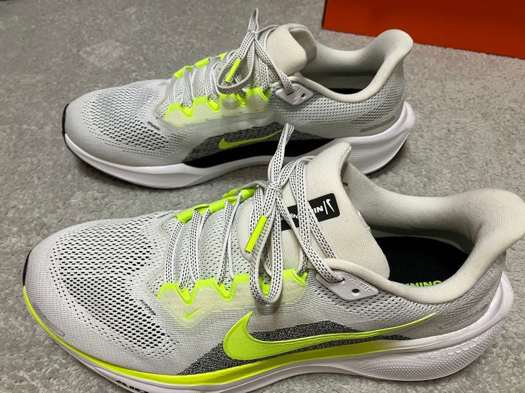 Nike ペガサス41 28.5cm ホワイト/グレー/イエロー
