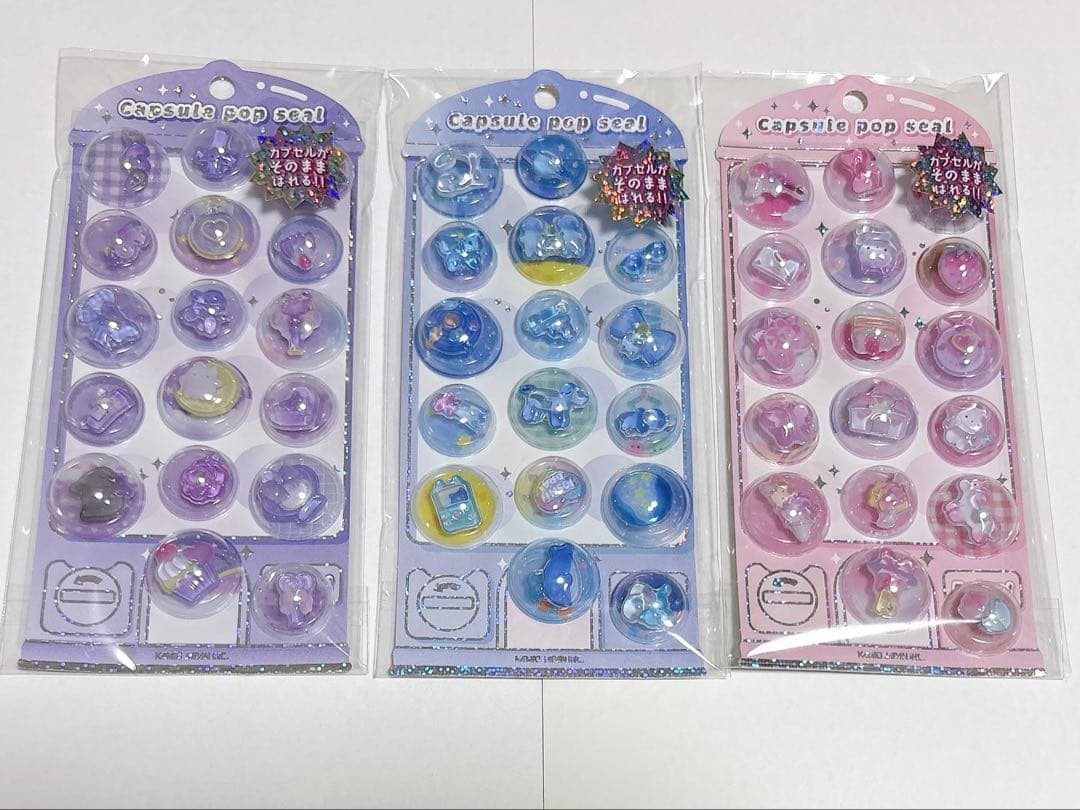 【正規品】カプセルポップシール カミオジャパン5枚セットCAPSULE POP