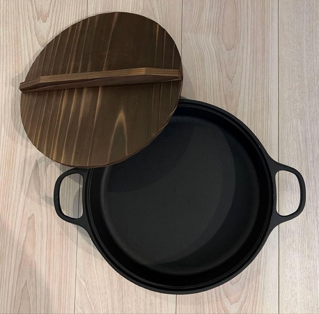 南部鉄器　すき焼ぎょうざ鍋　24センチ　OIGEN