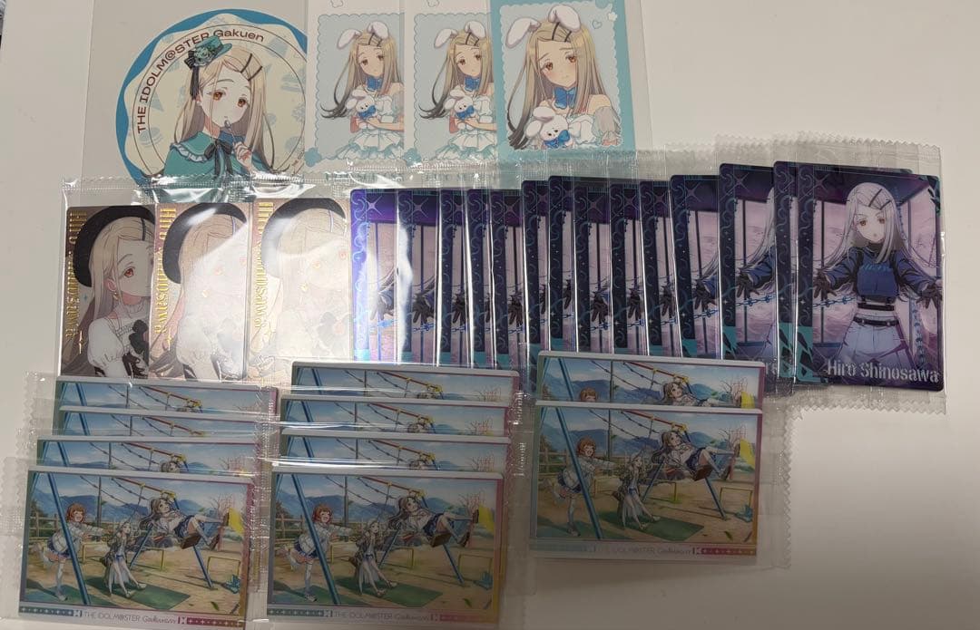 学マス 学園アイドルマスター 篠澤広 缶バッジ 紙類 まとめ売り