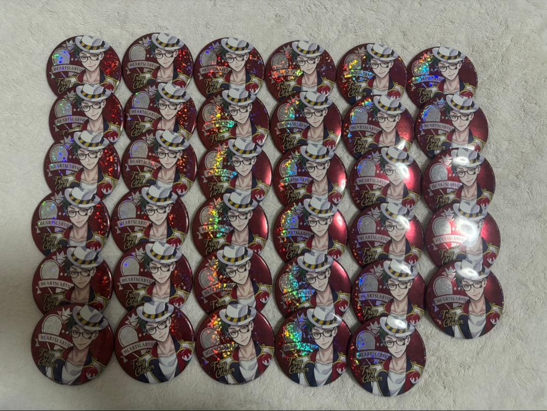 ツイステ トレイ・クローバー namuco 缶バッジ 35点 まとめ売り