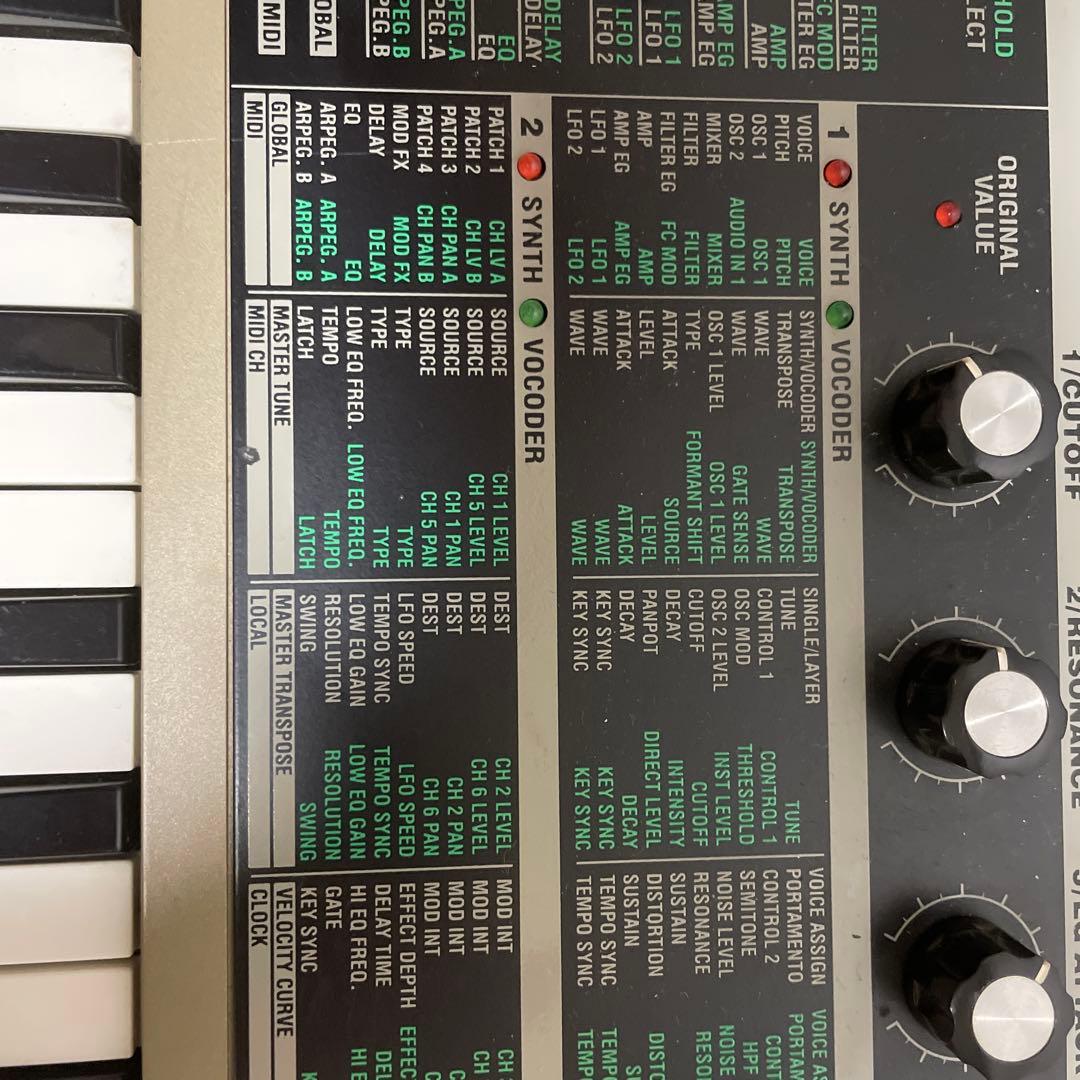 KORG microKORG シンセサイザー 37鍵　ジャンク