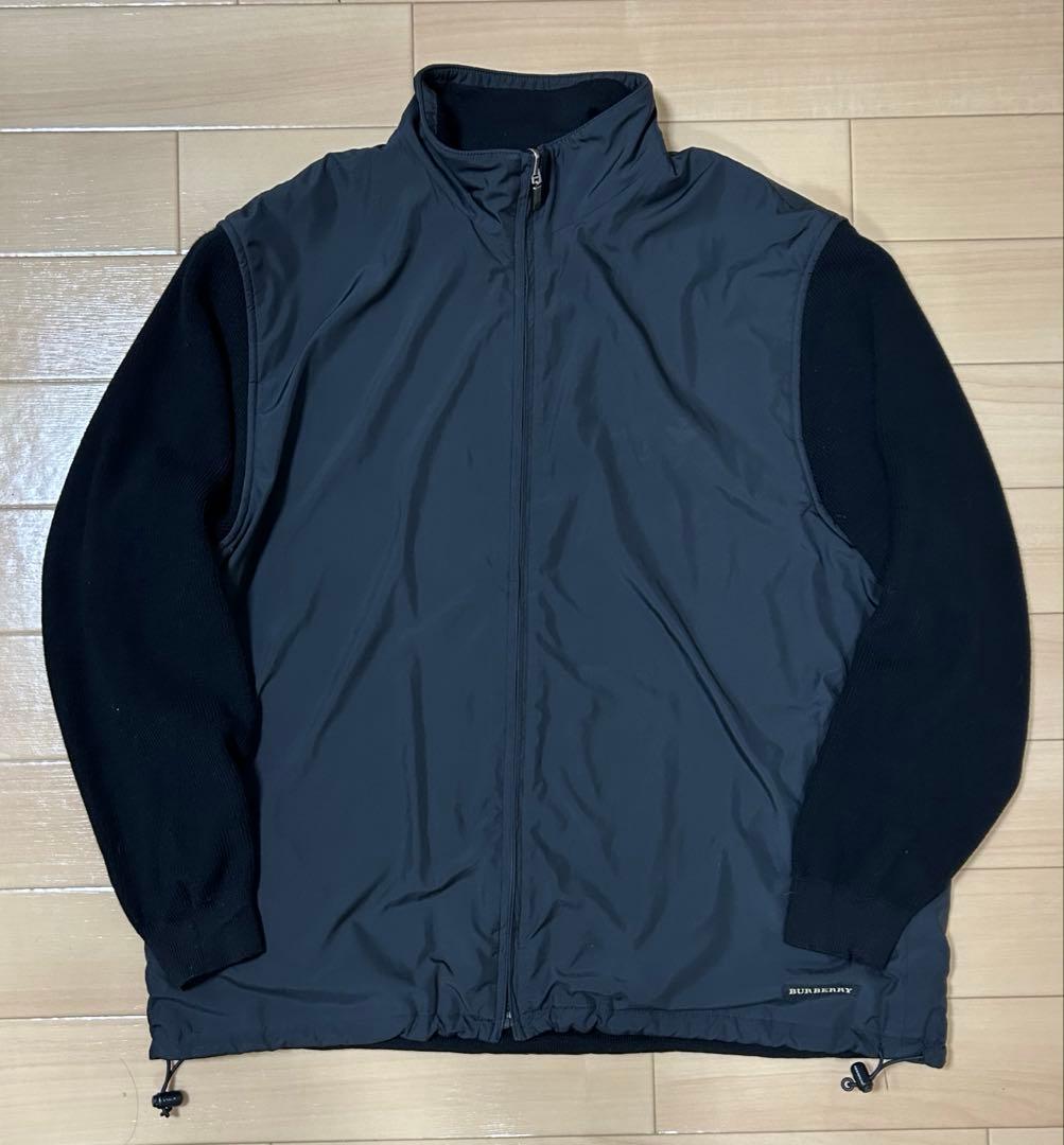 Burberry バーバリー リバーシブル ニットジャケット