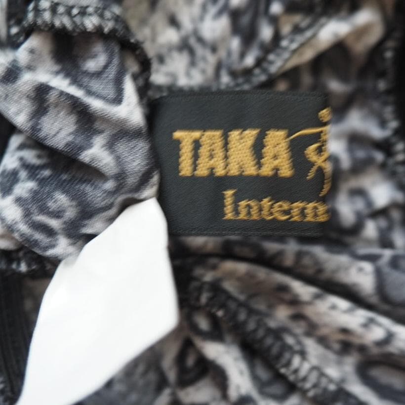 TAKA DANCE タカダンス レオパード 社交ダンス ドレス ヒョウ柄