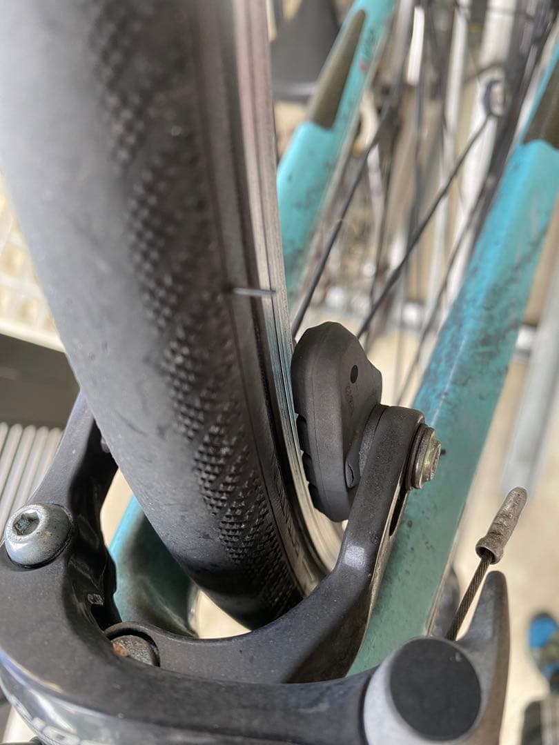 【中野区引取】Bianchi ロードバイク　洗車台付き！タイヤチューブ新品！