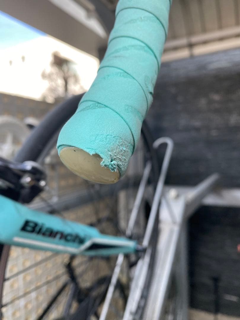 【中野区引取】Bianchi ロードバイク　洗車台付き！タイヤチューブ新品！