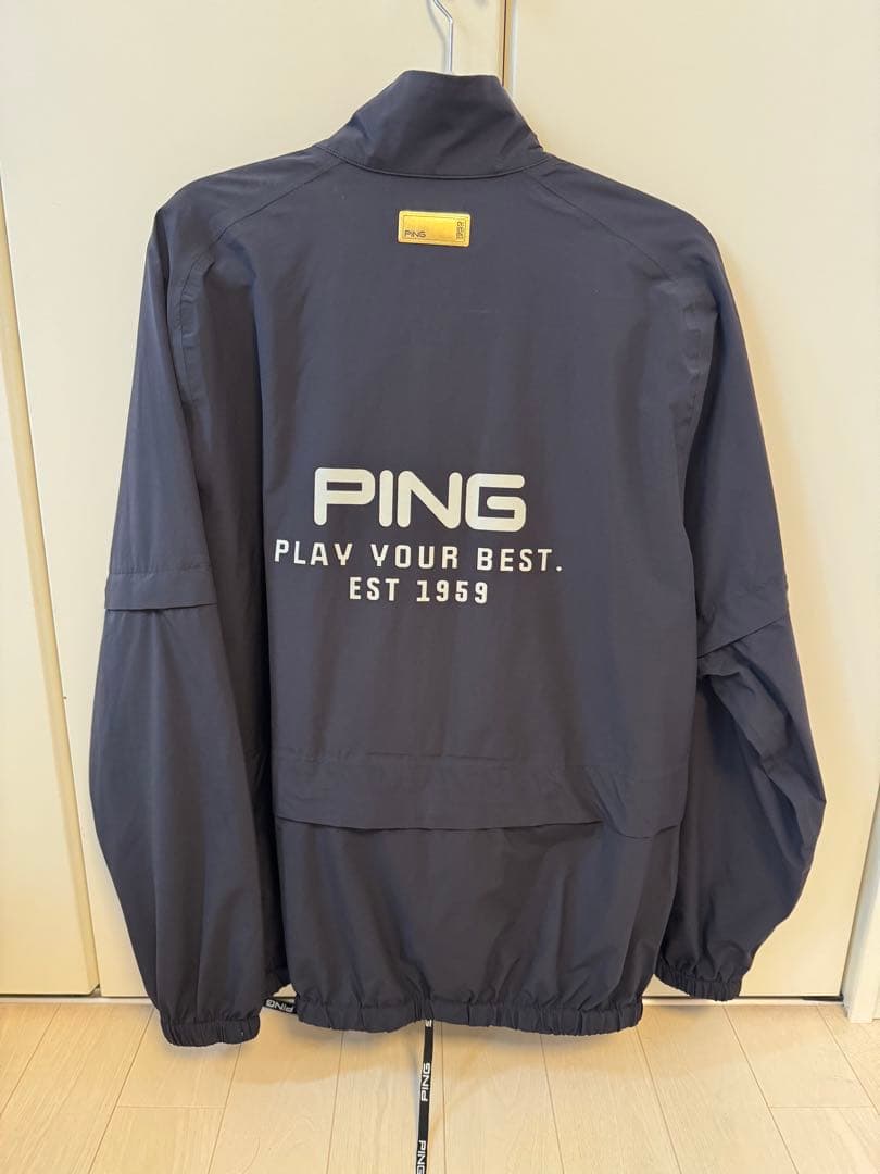 PING ダーミザクスレインウェア　トップ＆ボトムセット ＜GOLD＞