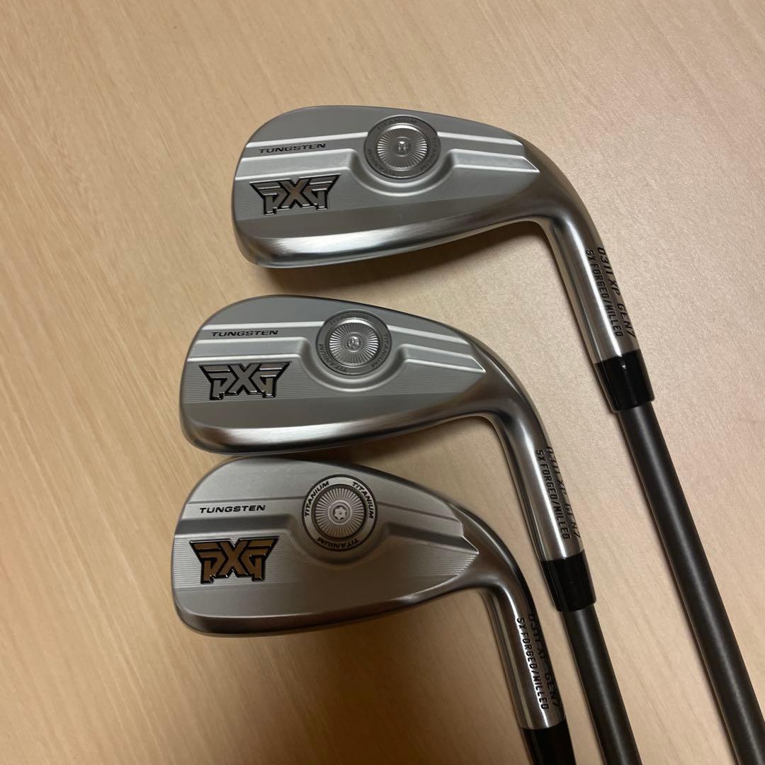 PXG アイアンセット gen7XP スチールファイバー　８０S 極上品