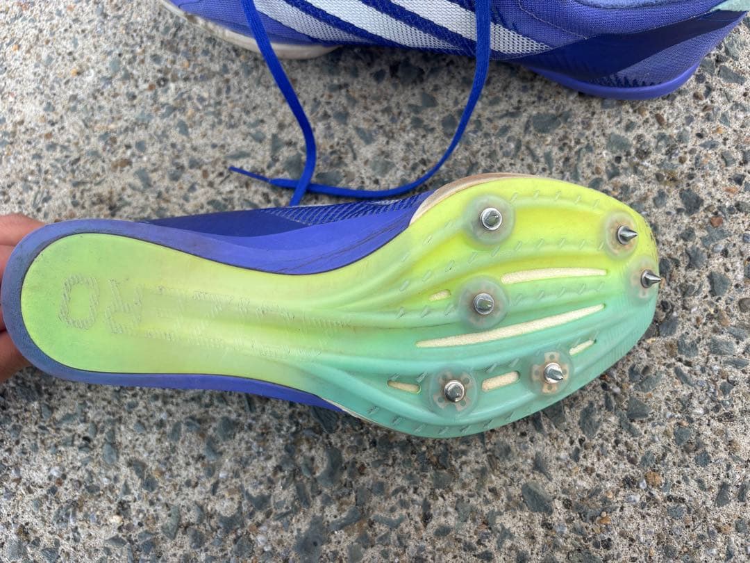 ADIZEROフィネス スパイクシューズ 25.5 交渉可能