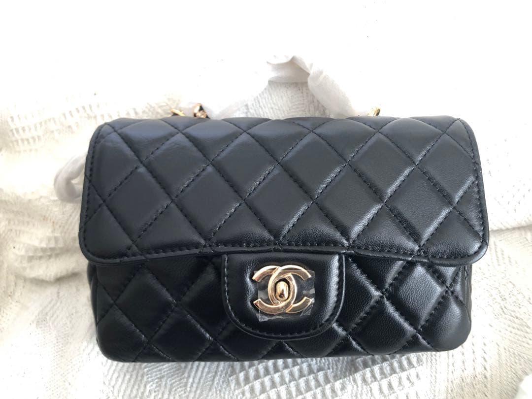 CHANEL ノベルティ キャビアスキン ハンドバッグ ショルダーバッグ