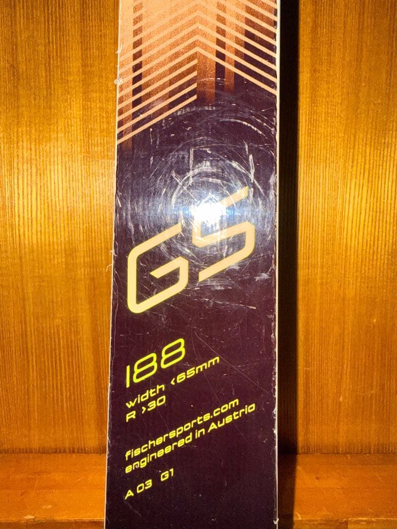 フィッシャー　スキー板　GS 188 FISCHER レーシング　R30