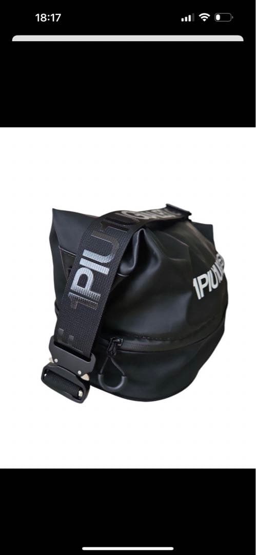 1piu1uguale3 カートバック　保冷バック　ブラック