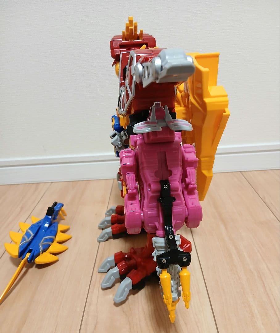 ギミック作動OK　獣電池付◆DXキョウリュウジン　獣電戦隊キョウリュウジャー合体