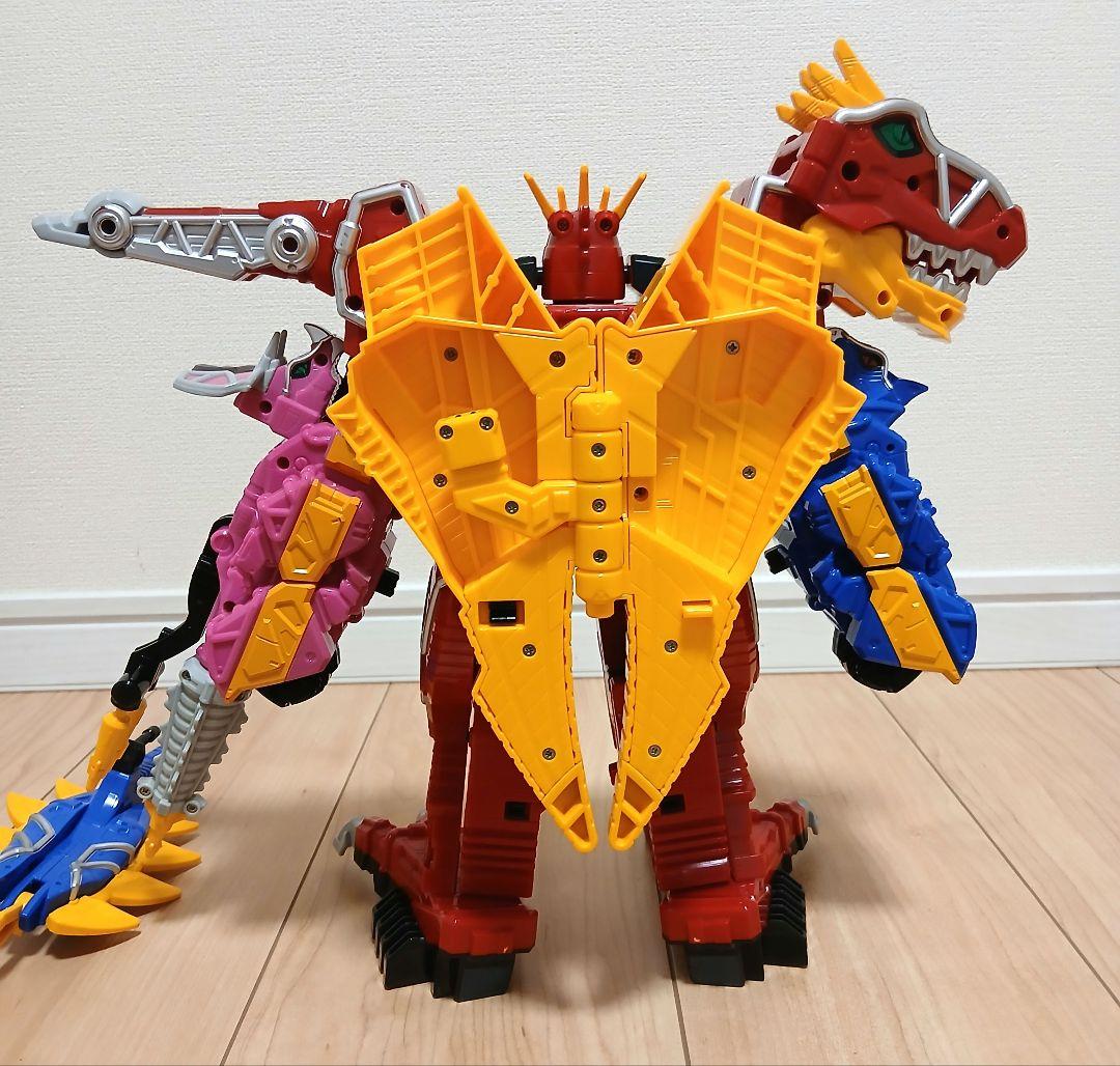 ギミック作動OK　獣電池付◆DXキョウリュウジン　獣電戦隊キョウリュウジャー合体