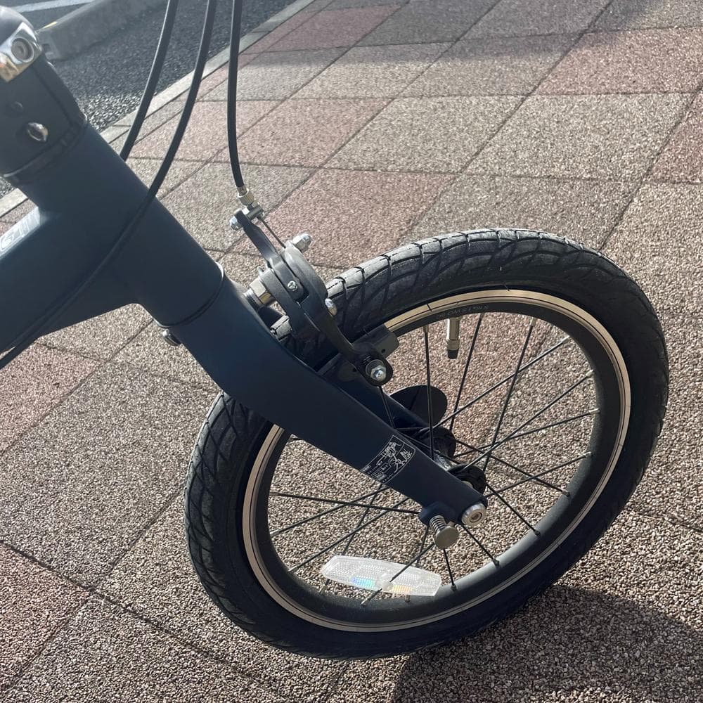 【無印良品】MUJI 16インチ 折りたたみ自転車【ネイビー】