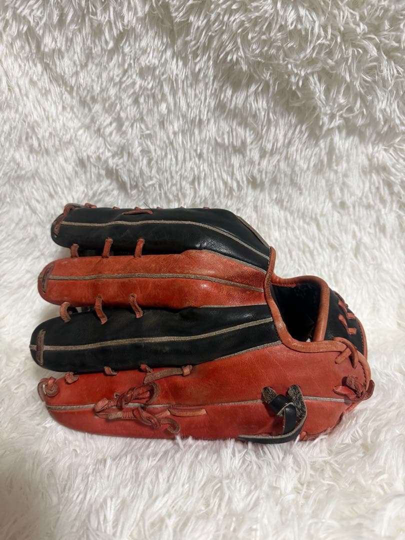 FIRES 軟式外野用グローブ 赤黒