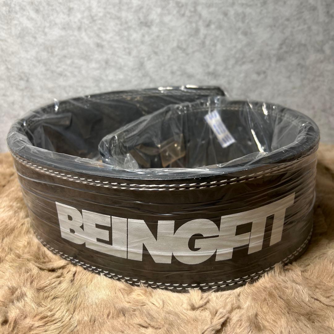 Beingfit プロ仕様 レバーアクションベルト トレーニングベルト レザー革