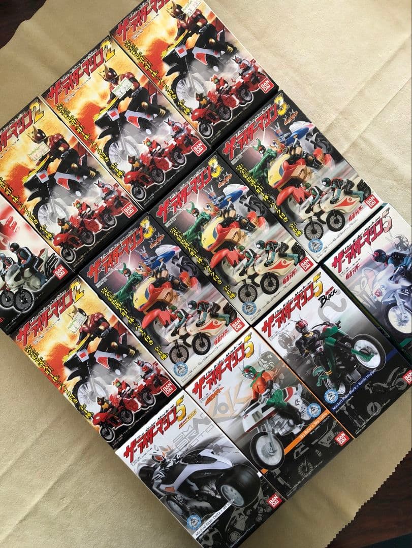 【未開封】ザ・ライダーマシン1,2,3,5 まとめ売り 12箱セット