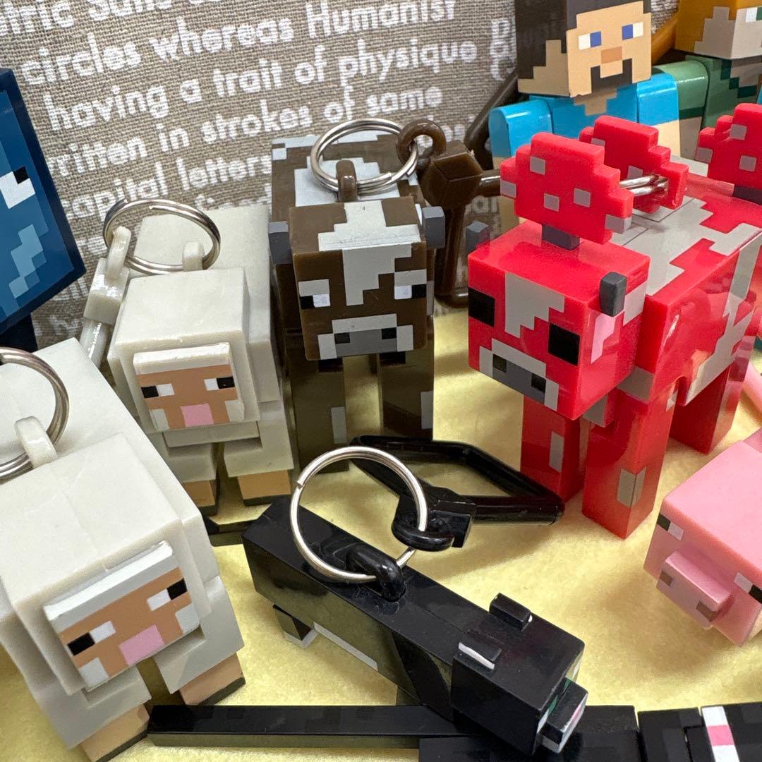 Minecraftキャラクターキーホルダーセット