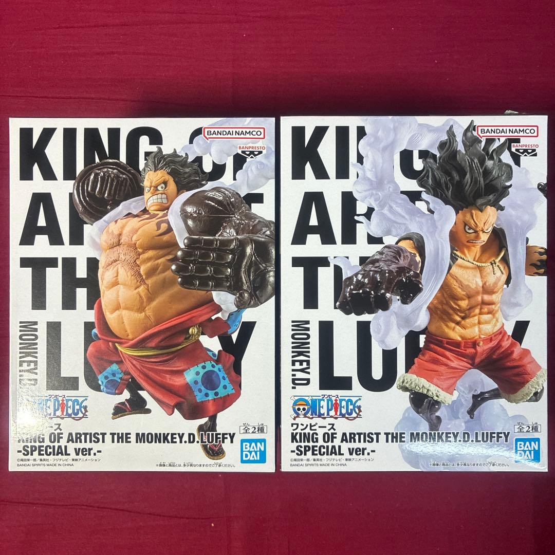 ワンピースKOA SPECIALルフィギア4バウンドマン,スネイクマンフィギュア