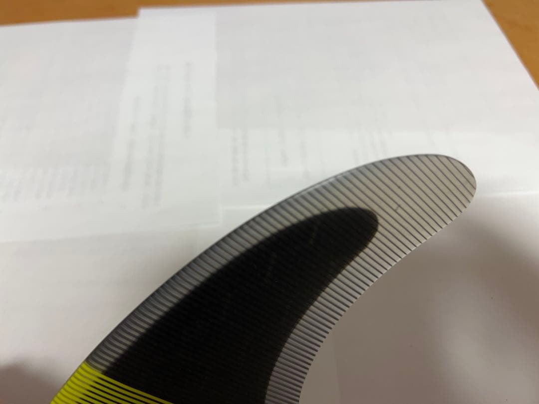 FCSサーフボードフィン 3枚　L PC CARBON TRI FINS