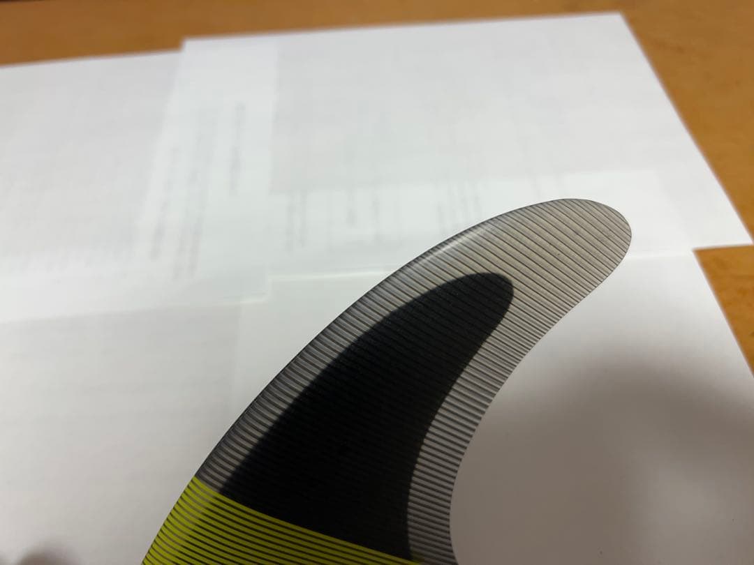 FCSサーフボードフィン 3枚　L PC CARBON TRI FINS