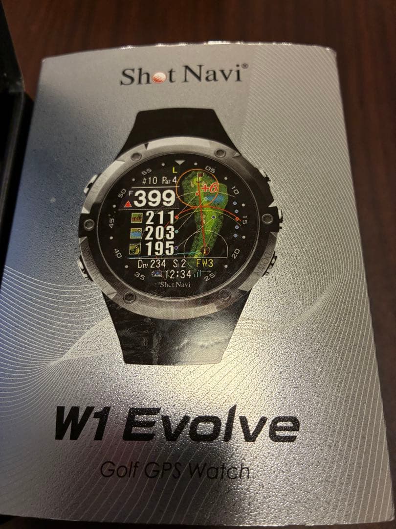 ショットナビ　W1 Evolve ゴルフナビウォッチ