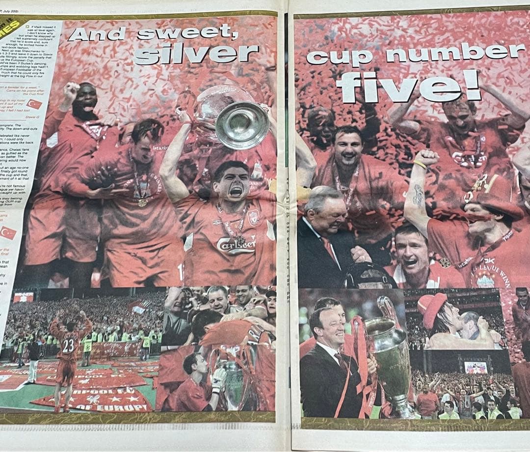 希少品リヴァプールTHE KOP2005CL優勝記念号