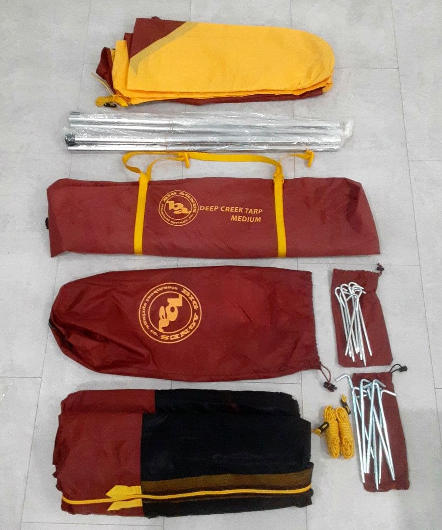 新品 BIG AGNES ディープクリークタープ＆インナーメッシュテント セット