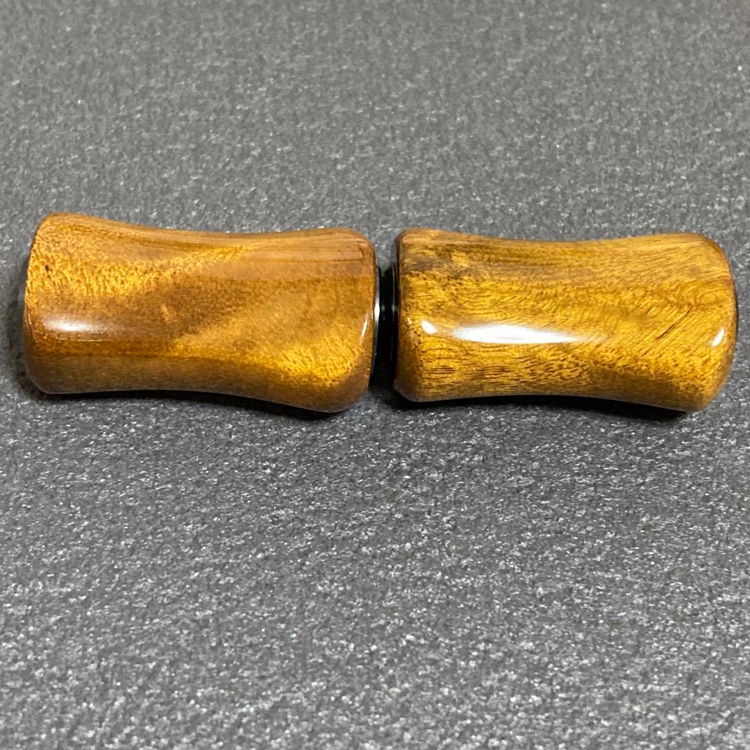 木目がカッコいい ウッドハンドルノブ 2個 シマノタイプa ダイワs Gr