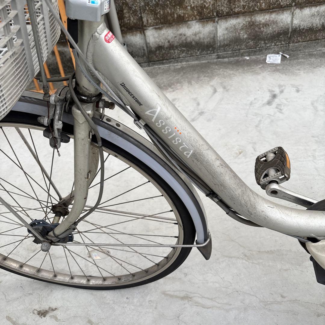 ブリジストン自転車 シルバー ジャンク 取りに来てくれる方限定