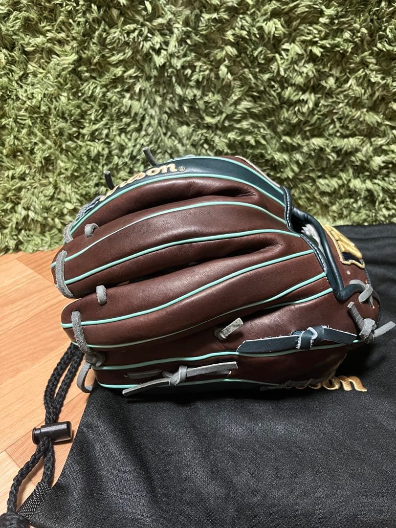 r*7様 ウィルソン ワナビーヒーローデュアル 軟式内野手用1723型 ブラウン