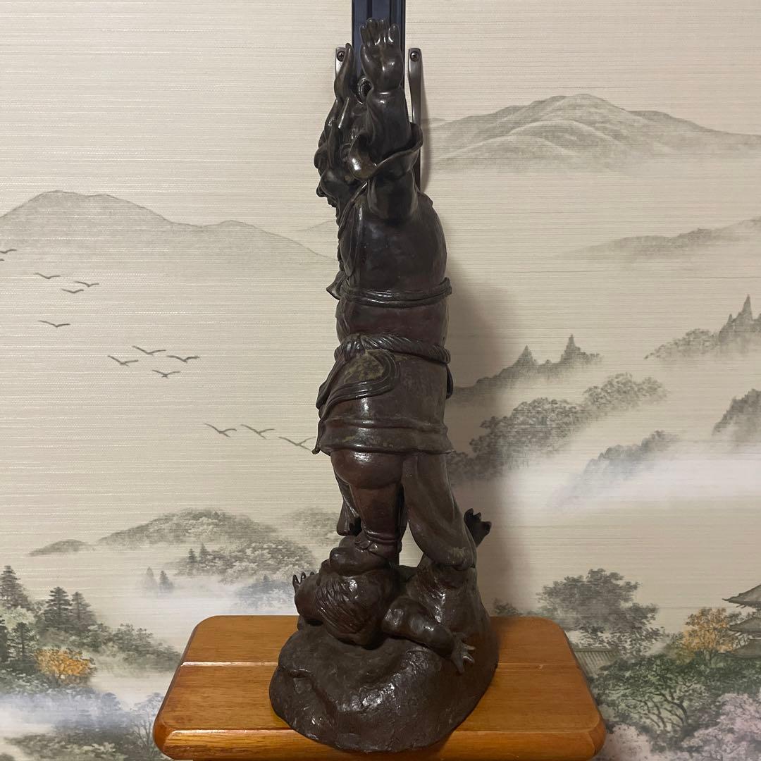 備前焼　毘沙門天