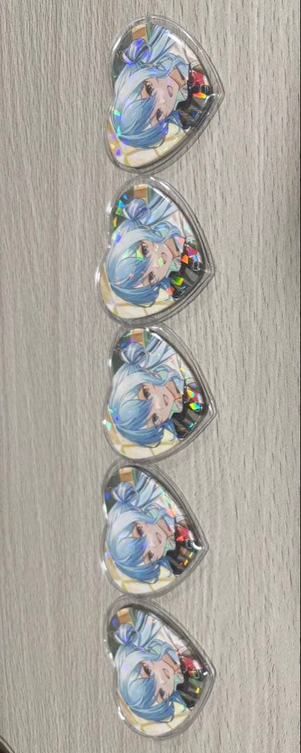 星街すいせい　6周年ハート缶バッジ(バラ売り可)