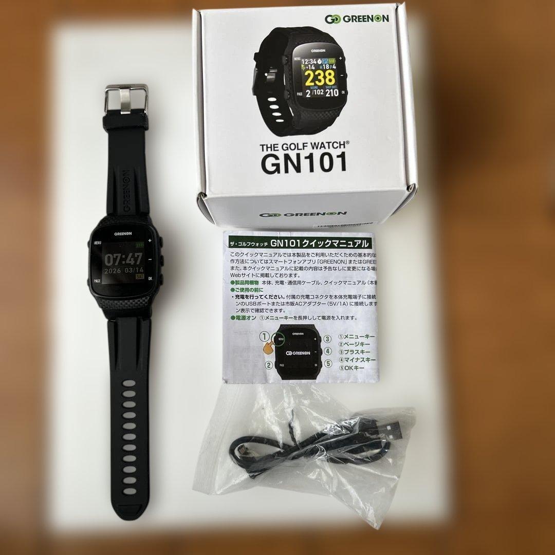 美品　GREENON ゴルフウォッチ GN101
