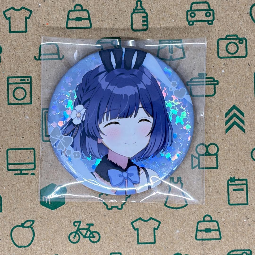 さ*な様 秦谷美鈴 ホログラム缶バッジ GiGOポップアップストア限定