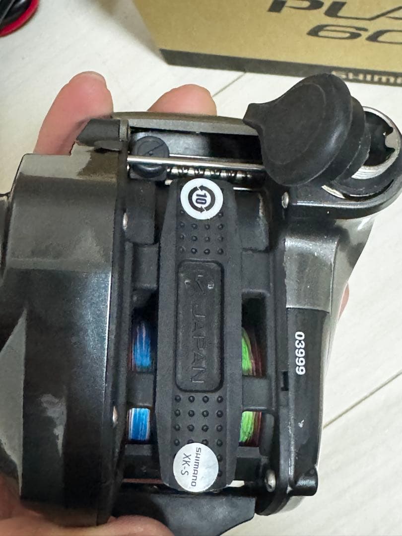極美品　SHIMANO 電動リール プレイズ600 PE2号付き