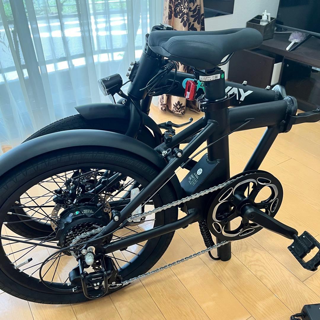 ERWAY A01 電動バイク折りたたみ 黒