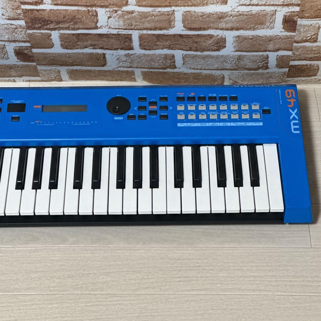 【限定色】YAMAHA MX49 ブルー シンセサイザー 49鍵　キーボード