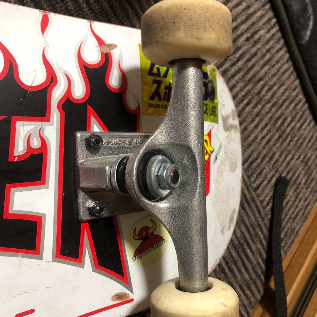 金　THRASHER スケートボード コンプリート　デッキのみ