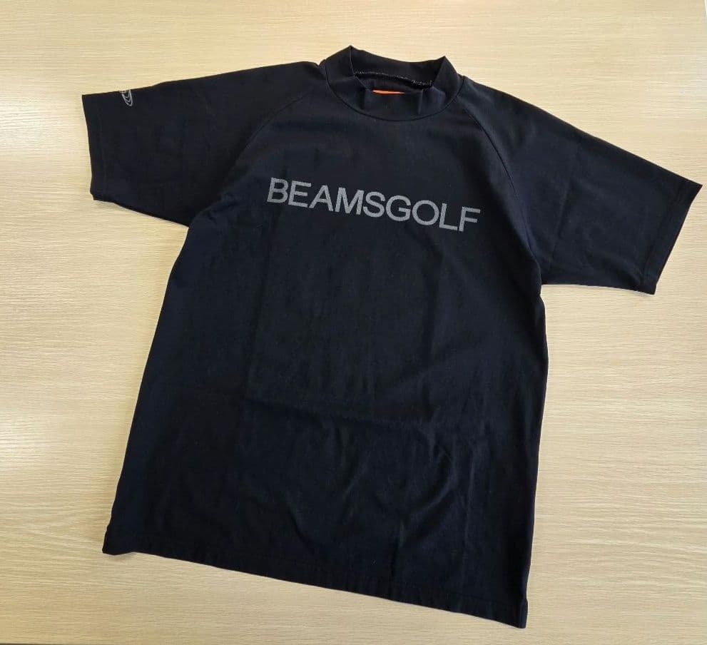 BEAMSGOLF モックネックシャツ