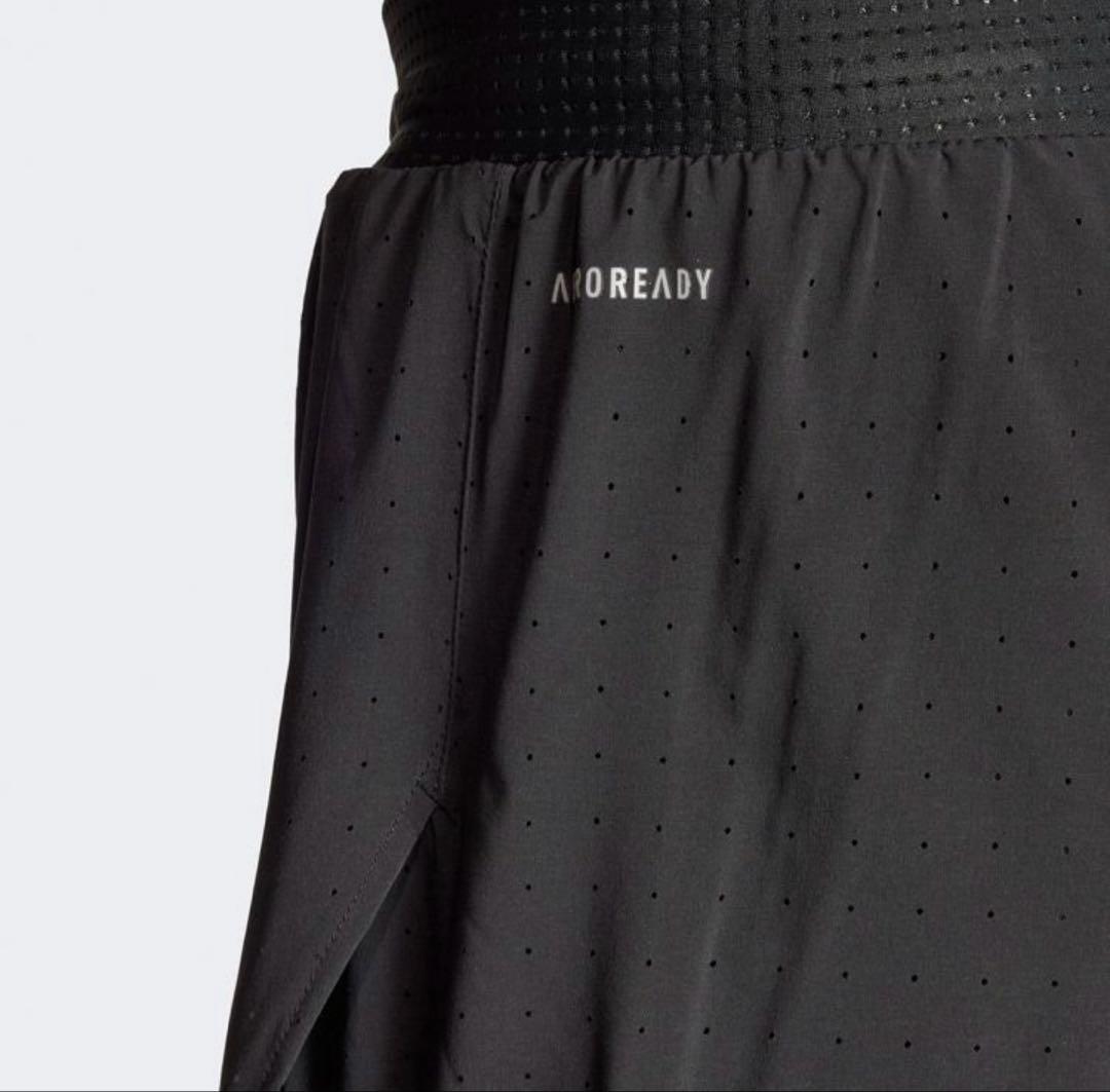 新品未使用　アディダス　アディゼロ　メンズショートパンツ　インナー付き　ラン